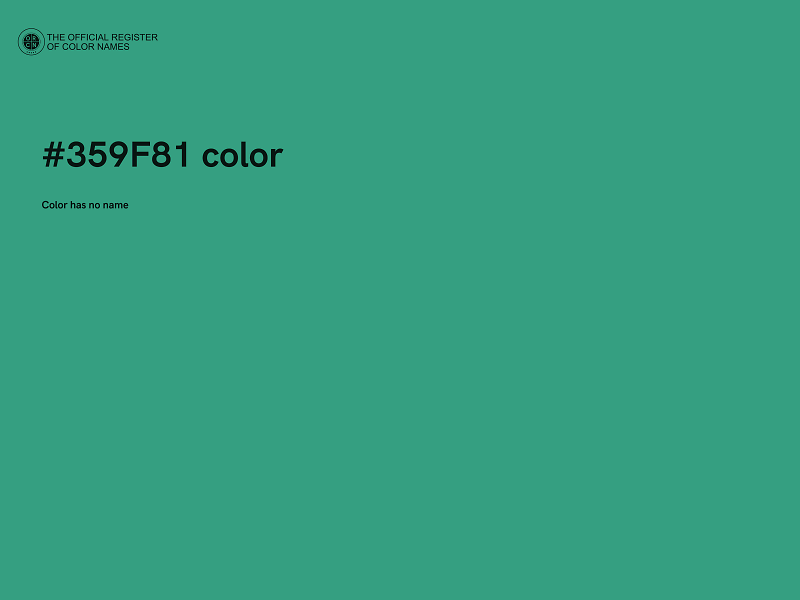 #359F81 color image