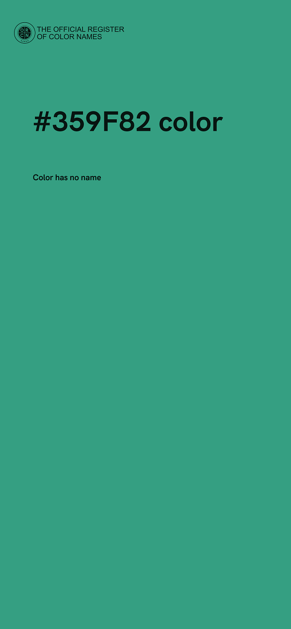 #359F82 color image