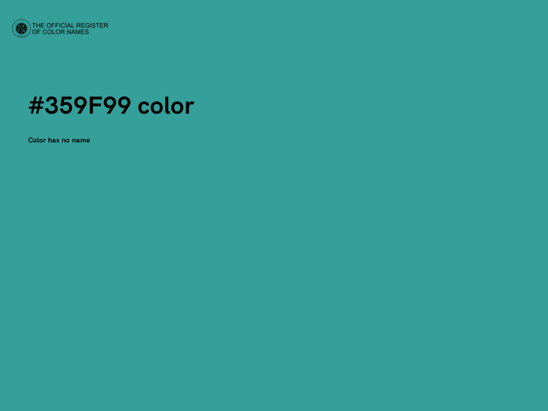 #359F99 color image