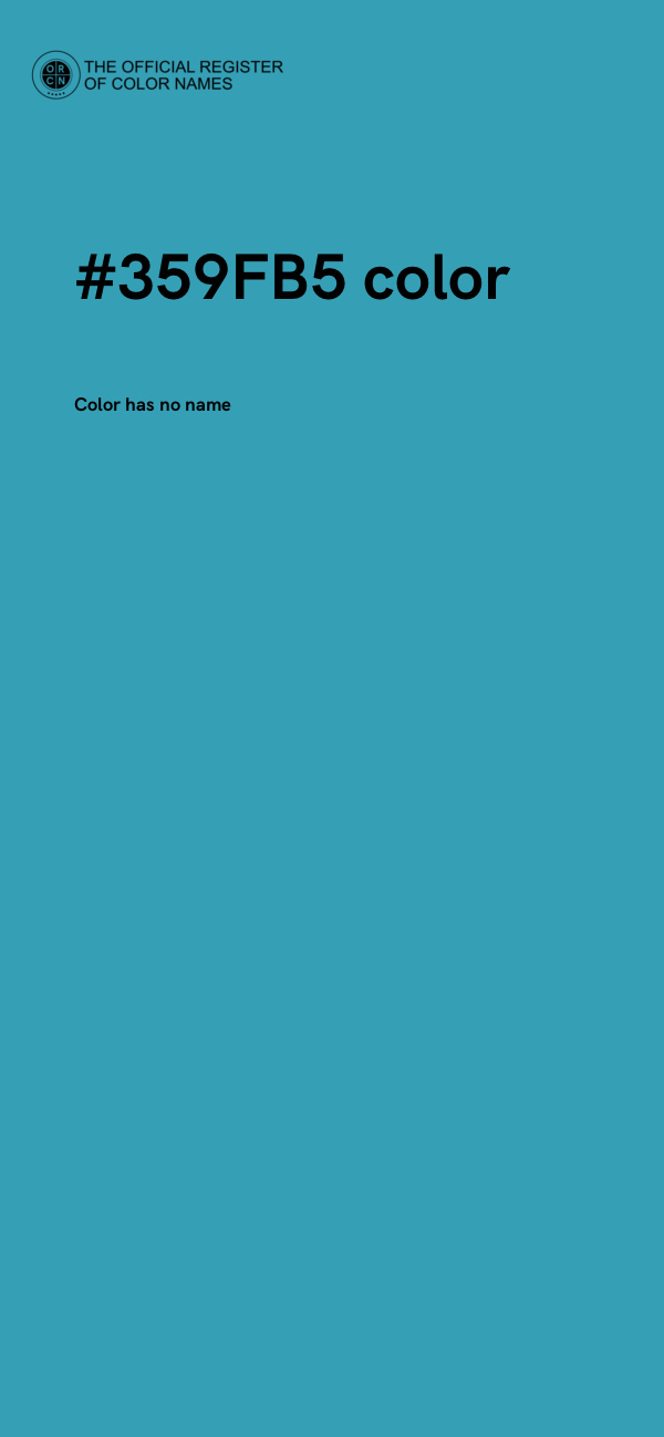 #359FB5 color image