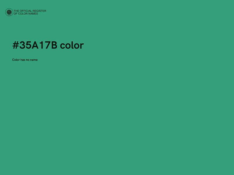 #35A17B color image