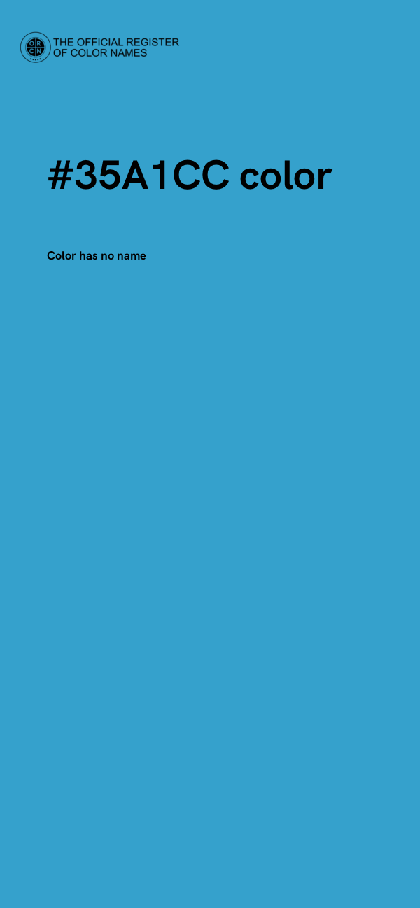 #35A1CC color image