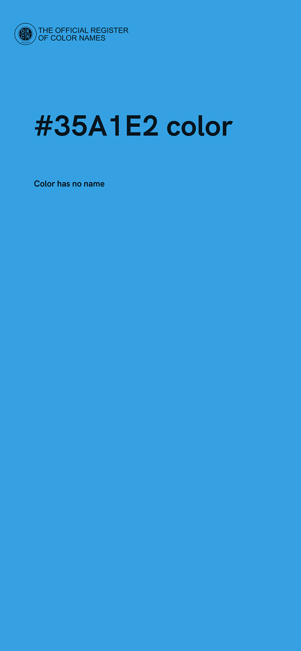 #35A1E2 color image