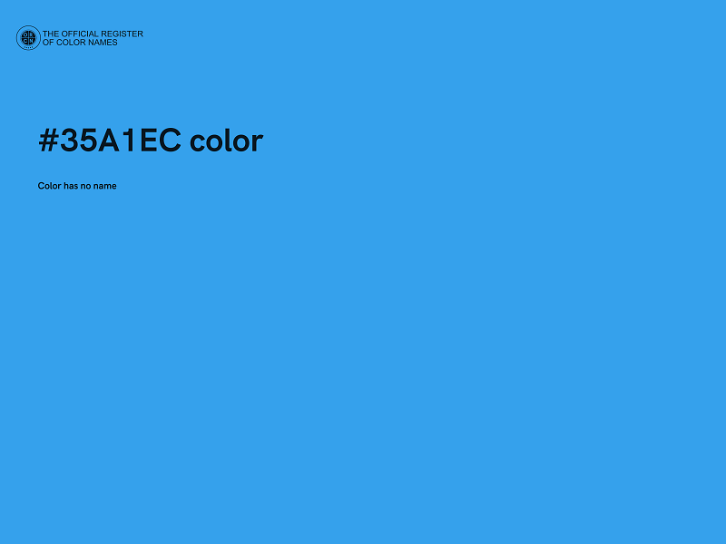 #35A1EC color image