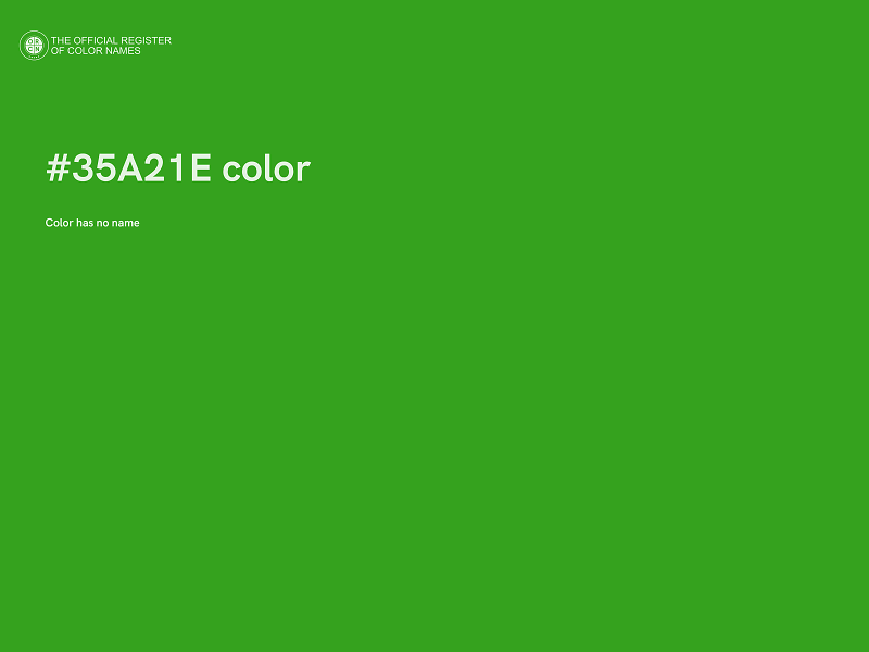 #35A21E color image