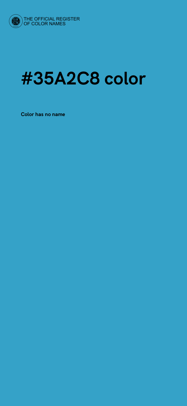 #35A2C8 color image