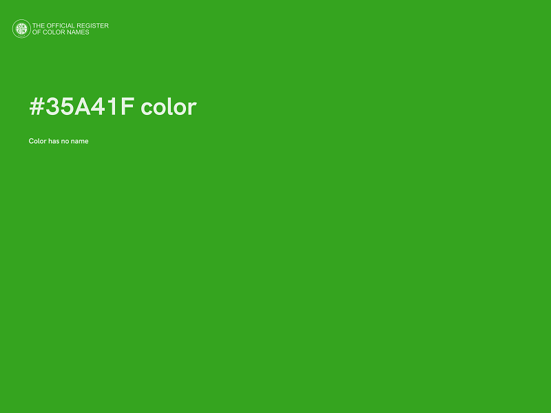 #35A41F color image