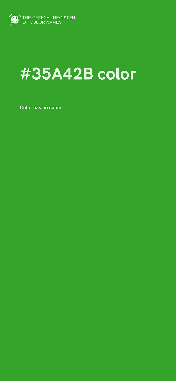 #35A42B color image