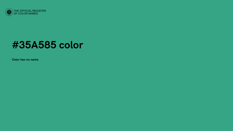 #35A585 color image