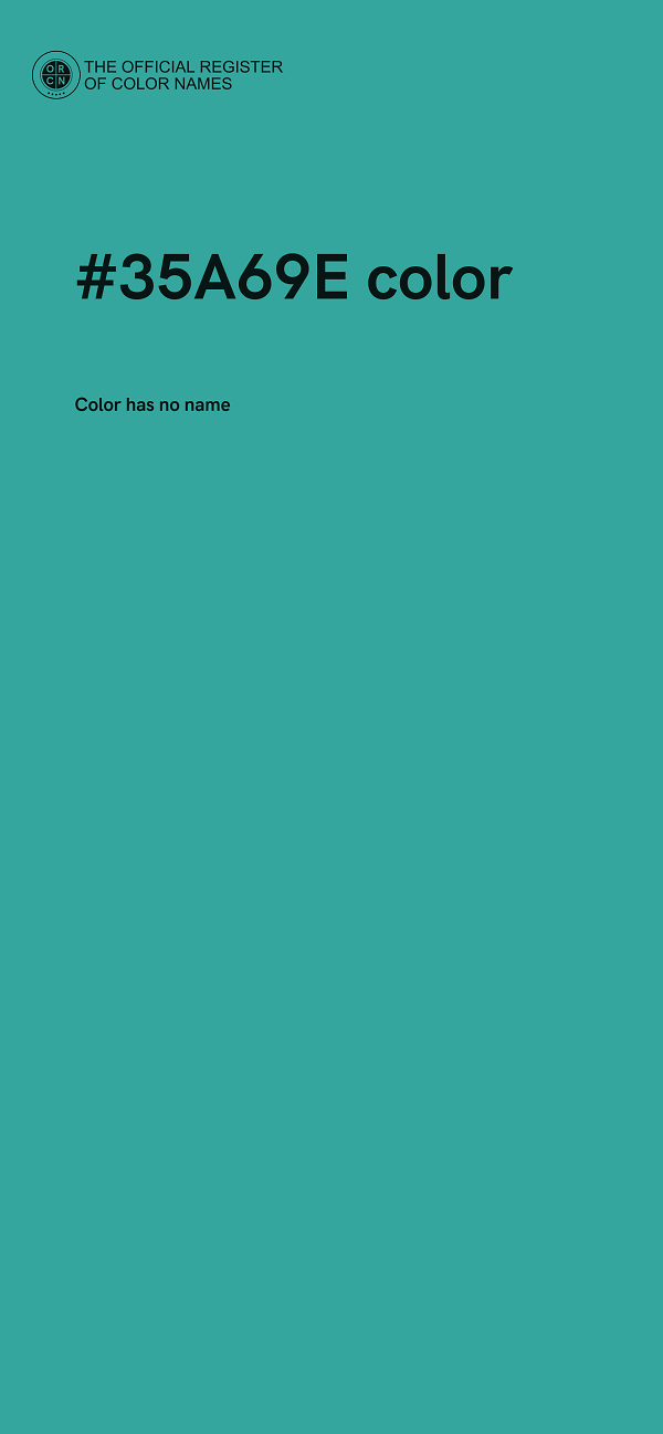 #35A69E color image