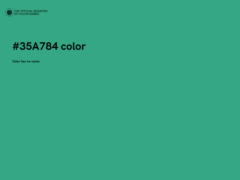 #35A784 color image
