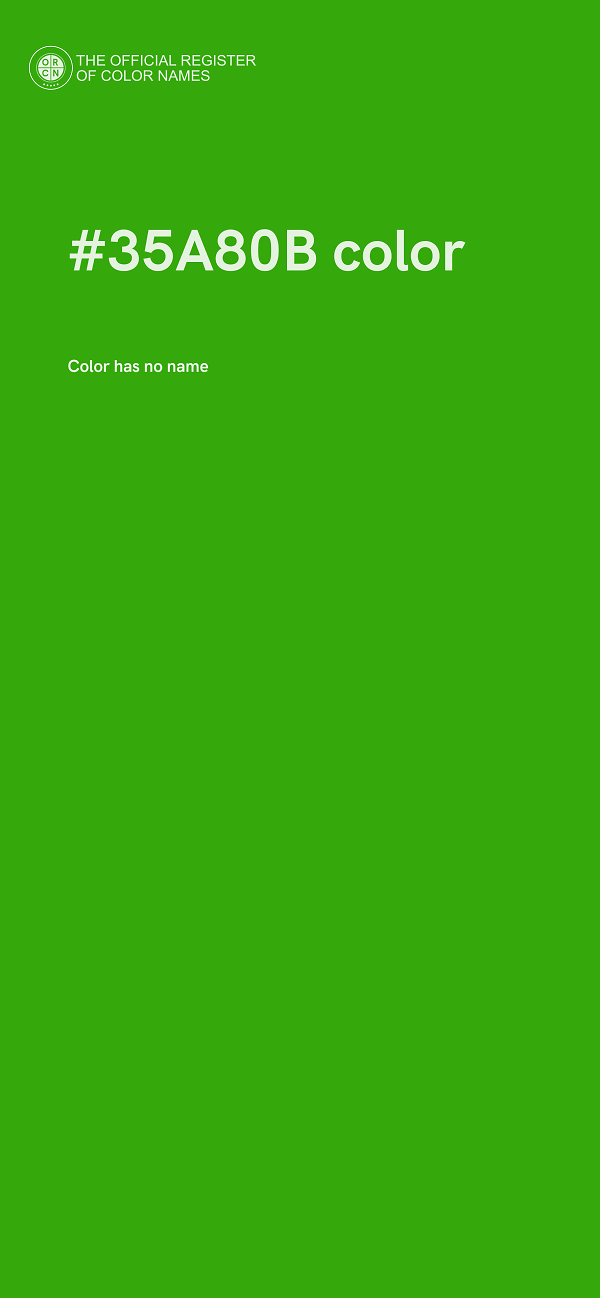 #35A80B color image
