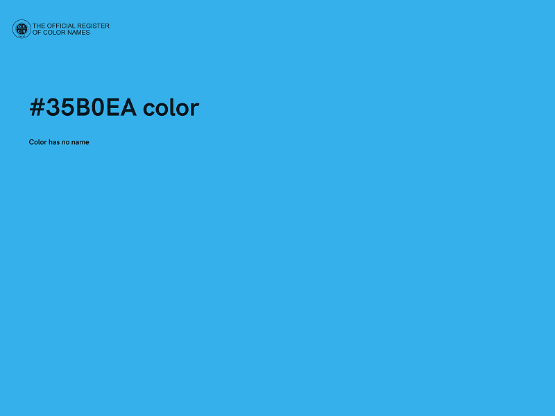 #35B0EA color image