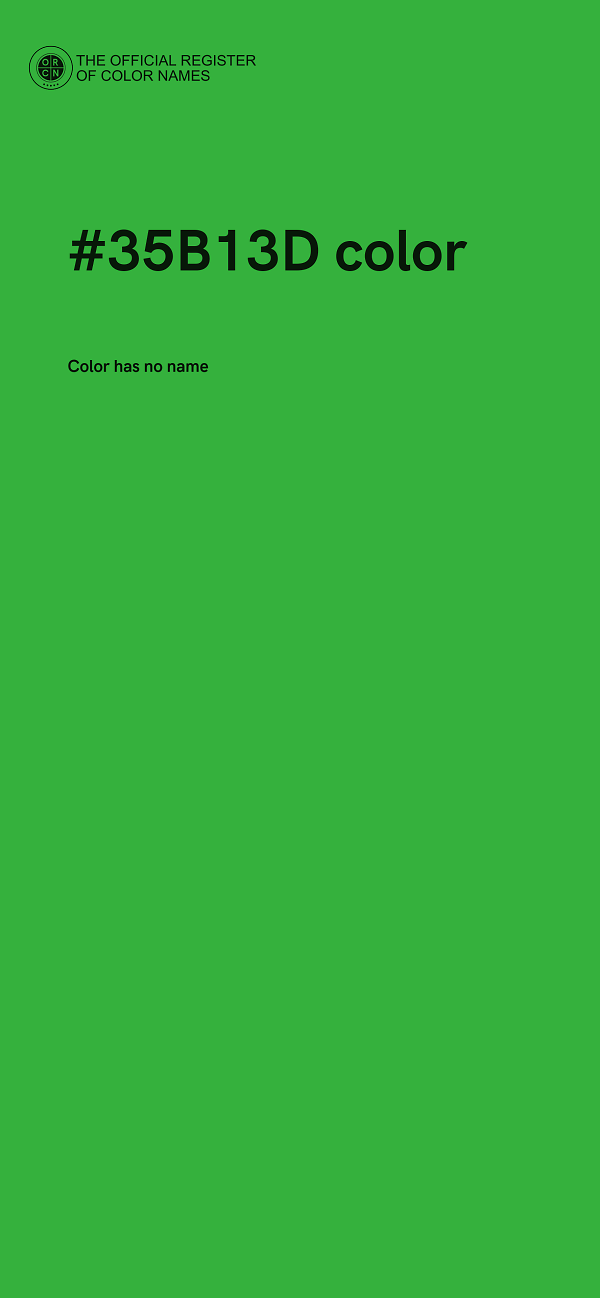 #35B13D color image