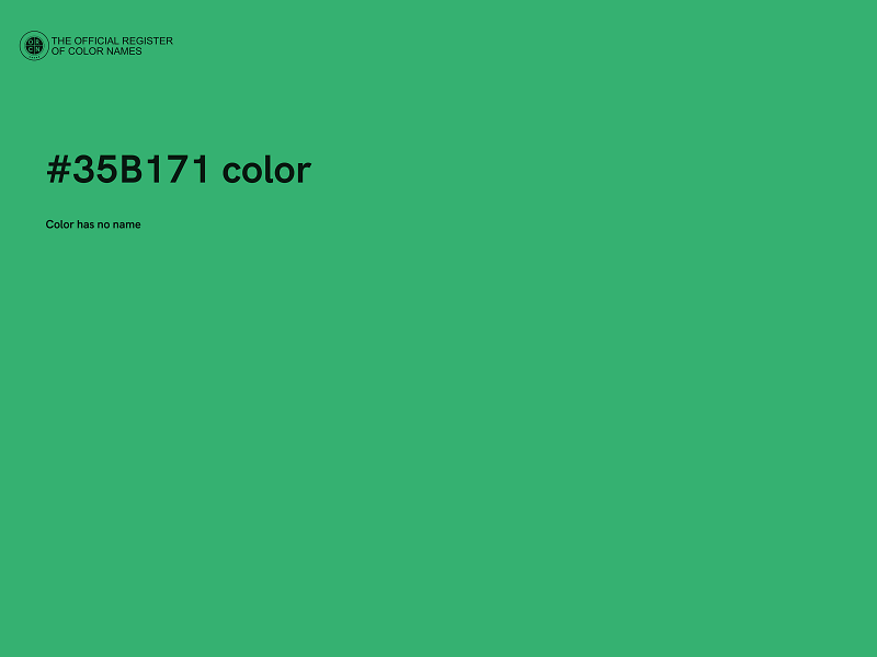 #35B171 color image