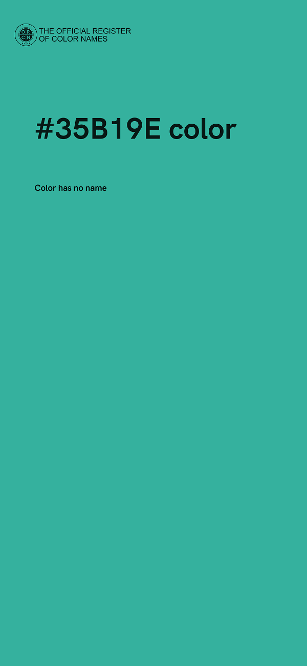 #35B19E color image