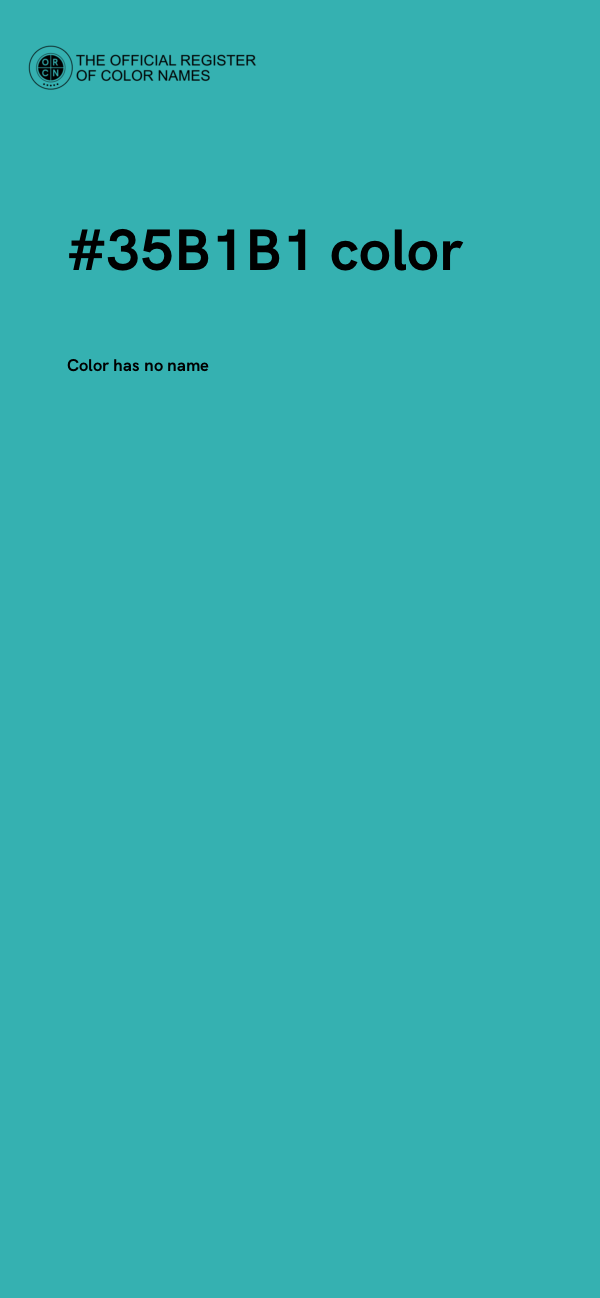 #35B1B1 color image