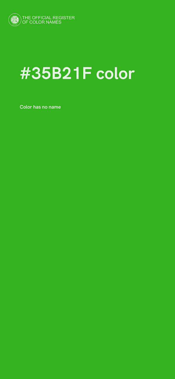 #35B21F color image