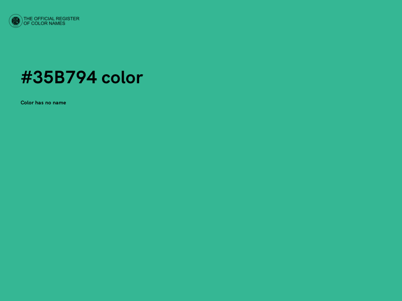 #35B794 color image