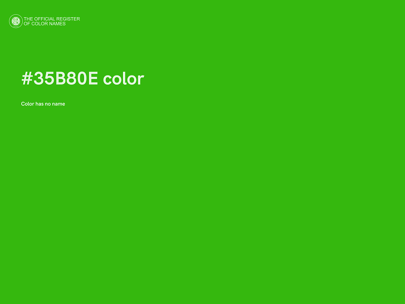 #35B80E color image