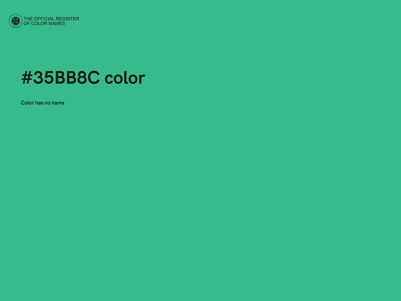 #35BB8C color image