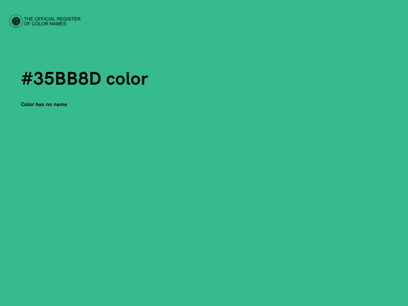 #35BB8D color image