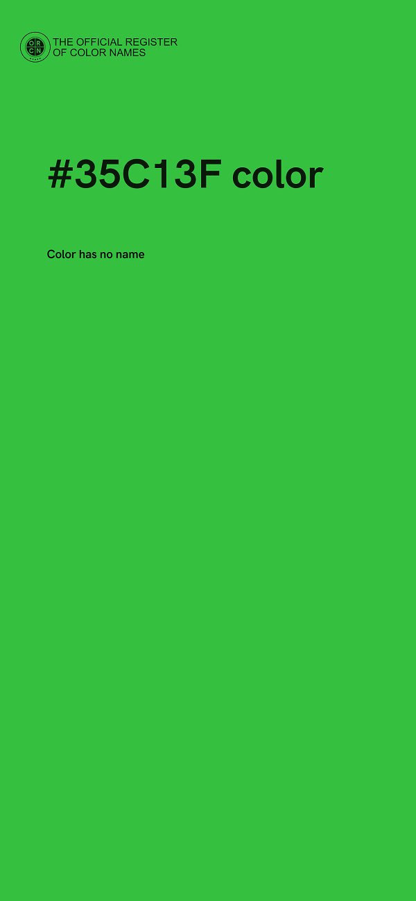 #35C13F color image