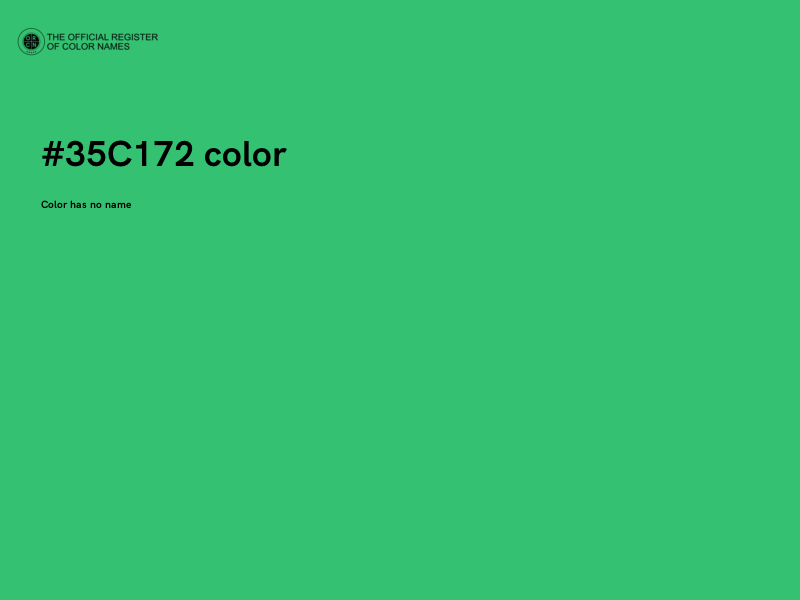 #35C172 color image