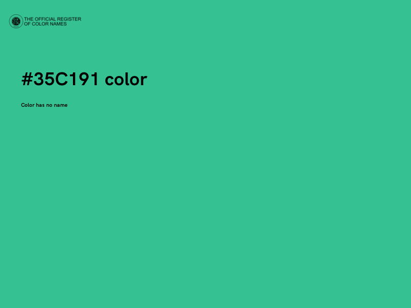 #35C191 color image
