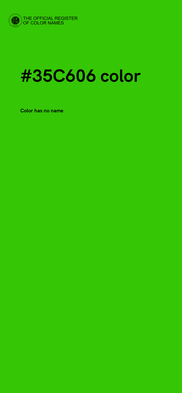 #35C606 color image