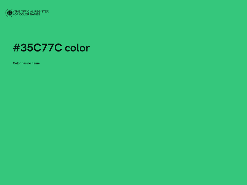 #35C77C color image