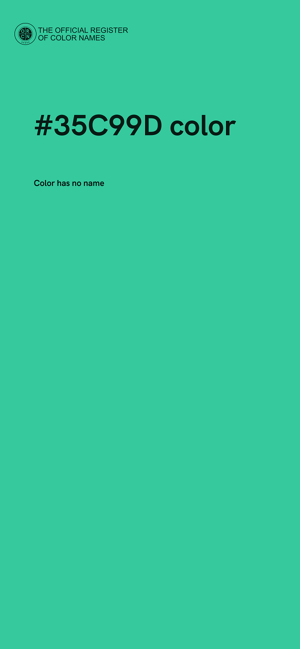 #35C99D color image