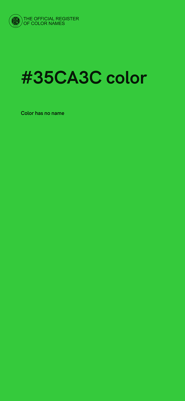 #35CA3C color image
