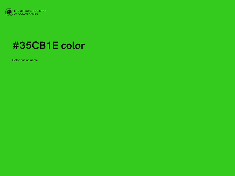 #35CB1E color image