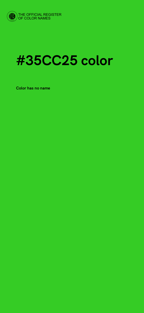 #35CC25 color image