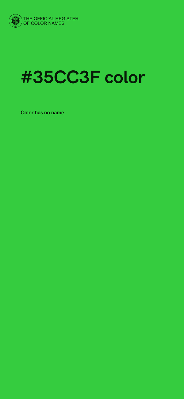 #35CC3F color image