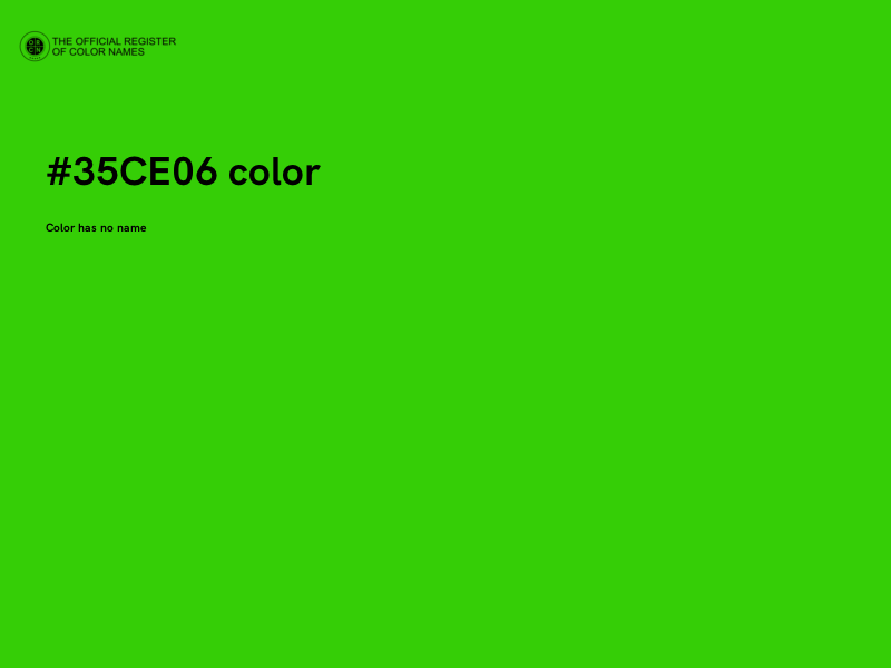#35CE06 color image