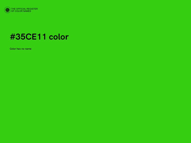 #35CE11 color image
