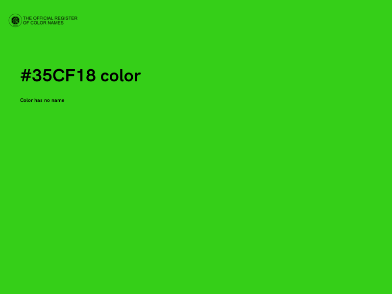 #35CF18 color image