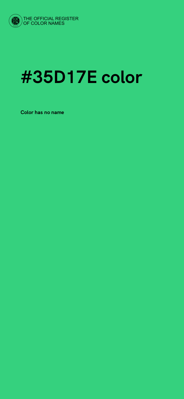 #35D17E color image