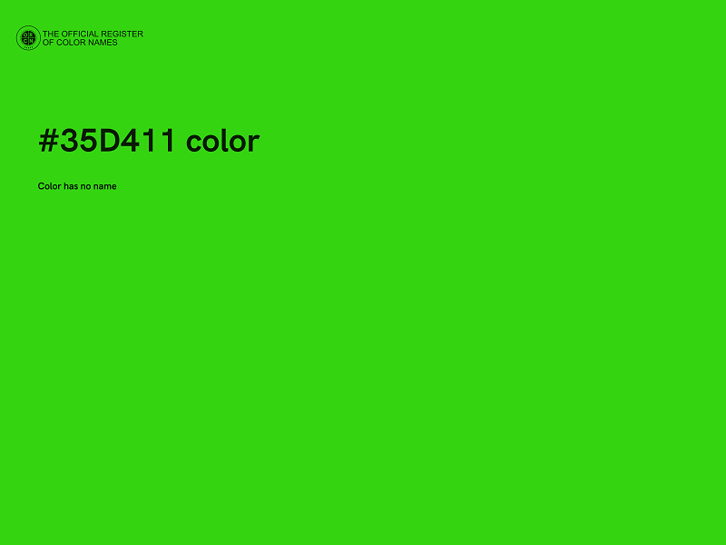 #35D411 color image