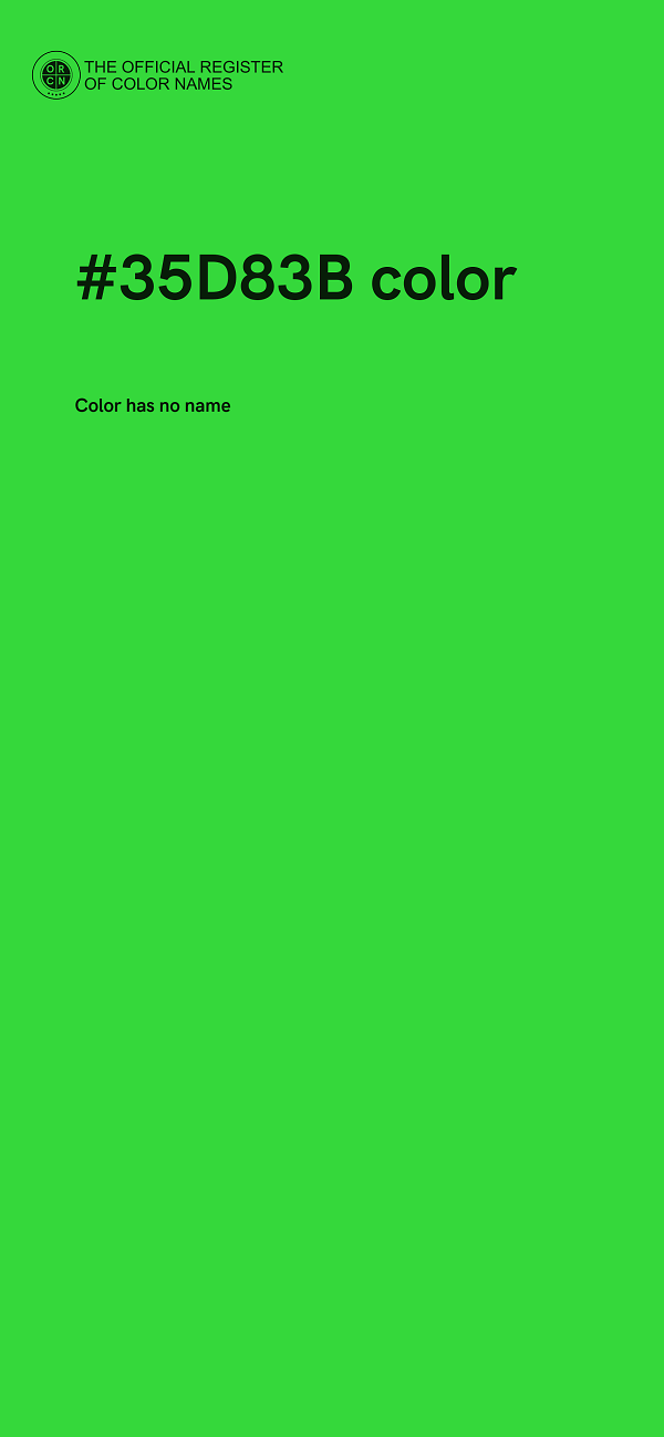 #35D83B color image