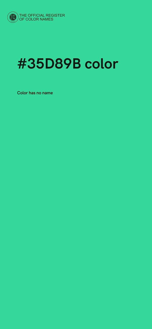 #35D89B color image