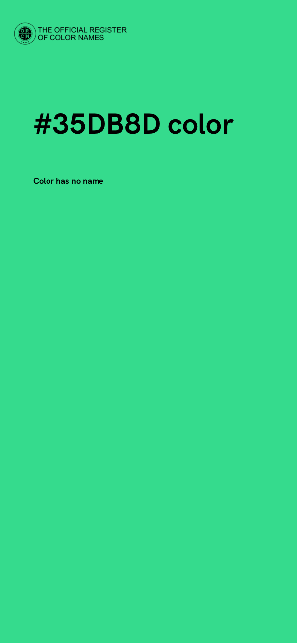 #35DB8D color image