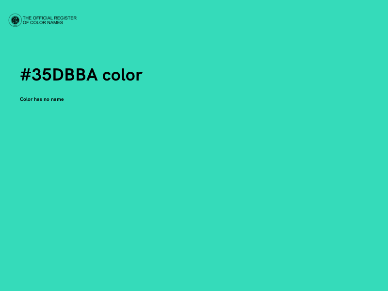 #35DBBA color image