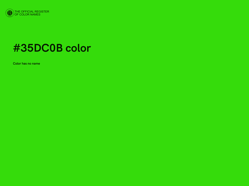 #35DC0B color image