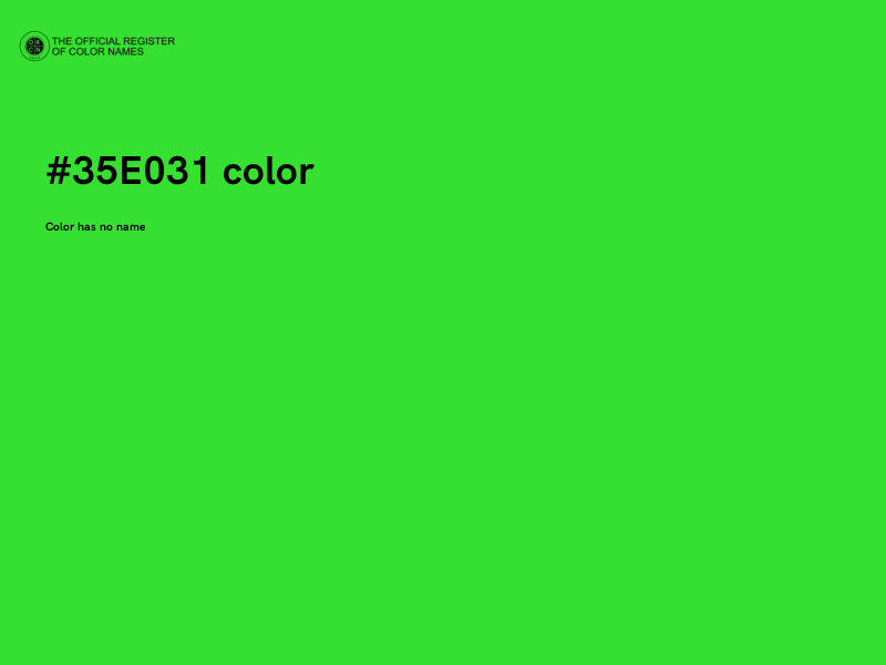 #35E031 color image
