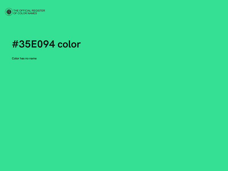 #35E094 color image