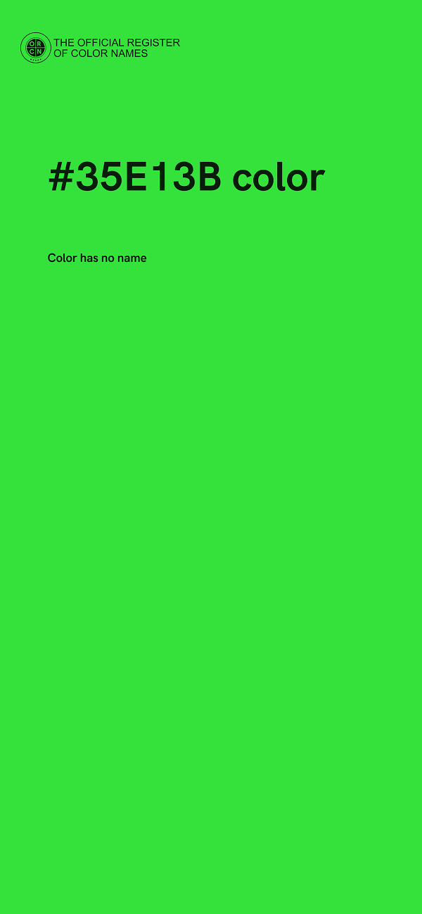 #35E13B color image