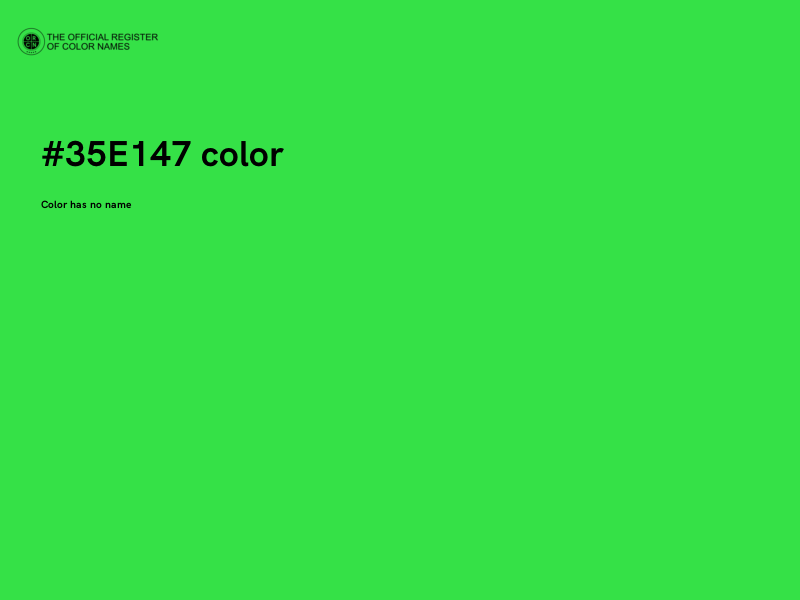 #35E147 color image